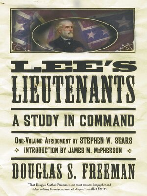 cover image of Lee's Lieutenants